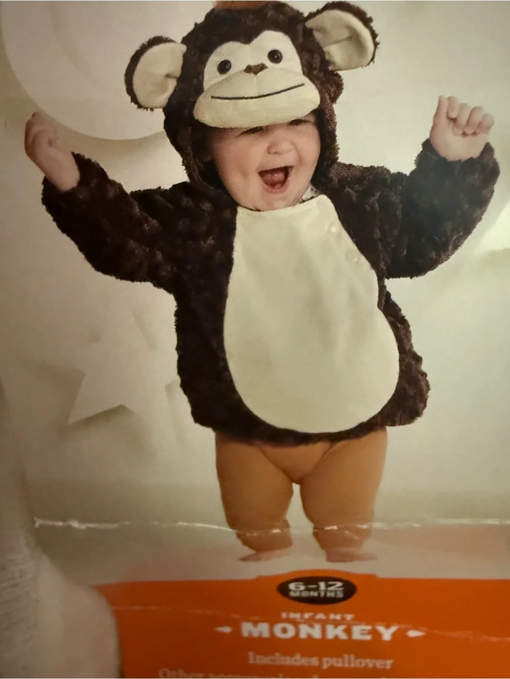 NWT  Target Hide & Eek Monkey Halloween Costume 6-22 months